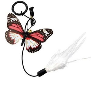 Spot Delicate Butterfly Cat Toy Ring Teaser Colors Vary Ethical Pet NEW
